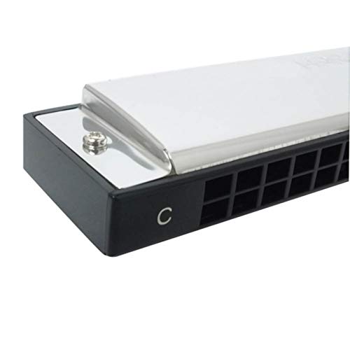 KIRANDIE Tremolo Harmonica 24 Trous 48 Blues Tone Harp Bouche Organ Clé de C ABS Résine Laiton Reed Instruments de… - Les Beatles, Paul McCartney, John Lennon, RIngo Starr, George Harrison KIRANDIE Tremolo Harmonica 24 Trous 48 Blues Tone Harp Bouche Organ Clé de C ABS Résine Laiton Reed Instruments de… – Image 7
