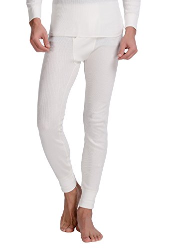 CYZ Men's Mid Weight Waffle Thermal Pants Long John Bottoms