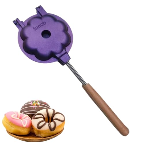 Generico Machine à beignets pour la maison, moule à beignets en aluminium,Outils de décoration de gâteaux robustes - de cuisson anti-adhésive pour gâteau...
