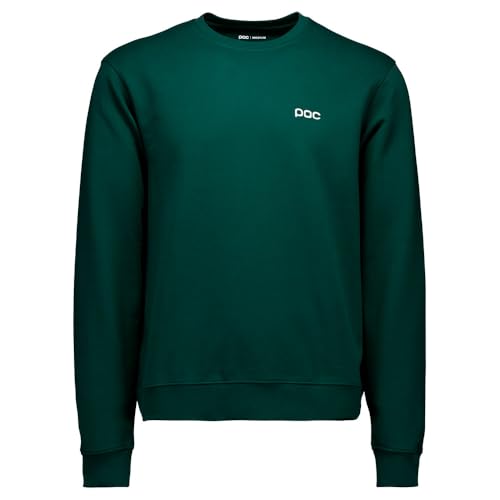 Sudadera POC Crew minimalista confeccionada en algodón puro de alta densidad unisex