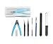 Metal Model Tools, Metal DIY Model Bending Tool Set, 3D Metal Puzzle Assembly Tools Include 8 Piece Tool Kit, Great Assistant for 3D Metal Jigsaw Puzzles Assembly by Metal-Time.