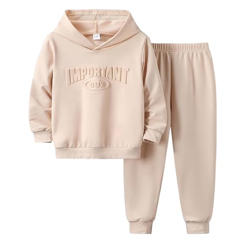 Image of Boy Clothes Plant Camouflage Pants LA Letter Print Top Sweatsuit Fall Boys Outfits Set
