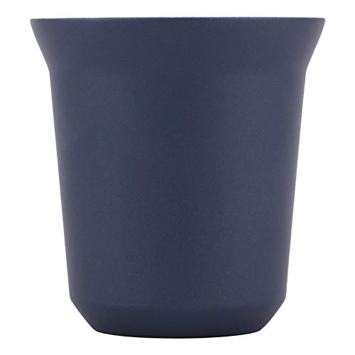 PerGar Taza de café de acero inoxidable, taza de cápsula aislada de doble pared, taza de café al vacío de doble pared para oficina, hogar, regalo de cafetería, vida diaria, viajes (azul negocio)