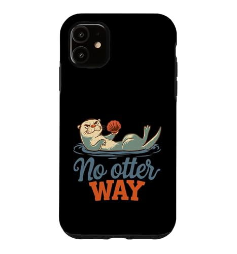No Otter Way �ʔ�������ꃉ�b�R �A�j�}���f�U�C�� �X�}�z�P�[�X iPhone 11 �p