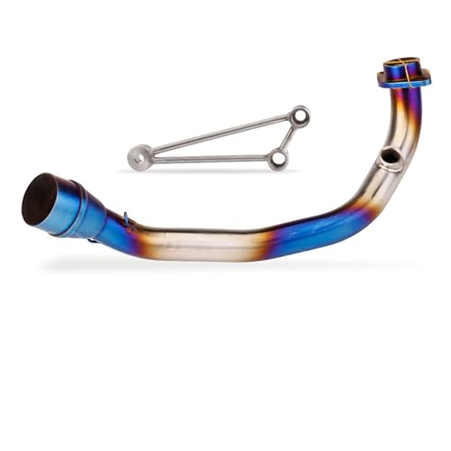 Motorcycle Exhaust Muffler Pipe, Center Section Adapter For 125 150 ZUMA125 Cygnus X SMax Motorcycle Exhaust(Type-F)