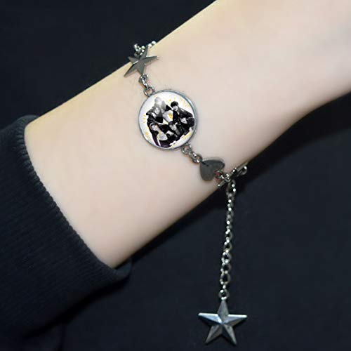 KPOP Skz Bracelet Skz Merchandsie Zinc Alloy Wristband Chain Bracelets Bangle for Women2