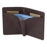 Vaultskin Etui na Paszport Skórzane – Portfel podróżny z Ochroną RFID, Kieszonki na Karty i Organizer, smukłe Etui na Wyjazdy (Brązowy, KENSINGTON)