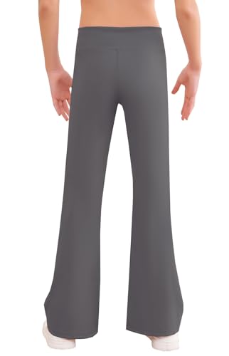 Beauhuty Girl's Flare Leggings Yoga Pants High Waisted Bootcut Dance Casual Pants Activewear Kids Bell Bottoms2