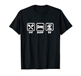 Eat Sleep DJ Repeat T-Shirt for Women Men Boys Girls Kids