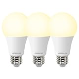 DEGNJU A19 LED Light Bulbs 100W Equivalent 2700K Soft White, 1500 Lumens, E26 Base, Non-Dimmable, 13W Bright White for Bedroom Home Office, 3 Pack