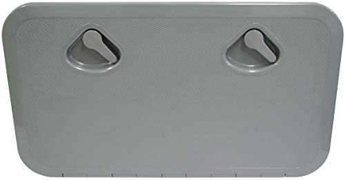 Trappe d'accès marine 353x606mm Nuova Rade Top Line grise pour coffre