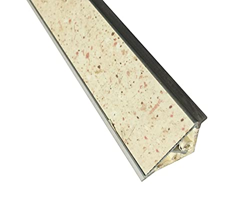 Alzatina in Alluminio per Top Cucina cm 100-200 Vari Colori - Alzatine per Tops - Lunghezza Totale: cm 200 Colore: Granelli di Sabbia