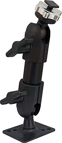 Panavise 627-06Sf Small Foot Pedestal Mount With 6-Inch Rise Knob And Set Screw Adjustments And T-Bolt Head,Black #TOP24