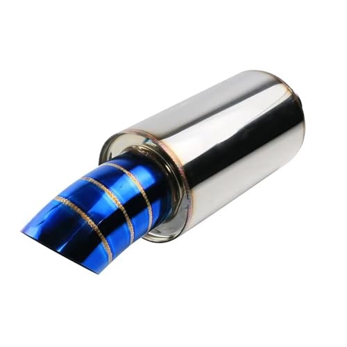 Tuyau d'échappement voiture bleu brûlé idéal pour personnaliser votre projet tuning