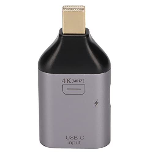 Adaptador USB C a Mini Displayport 4K 60Hz para OS X de aluminio resistente 3