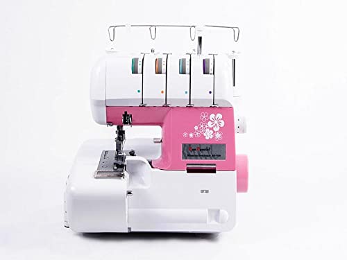Máquina de Costura Doméstica Overloque Ss-320 Sun Point-110 Volts-pink