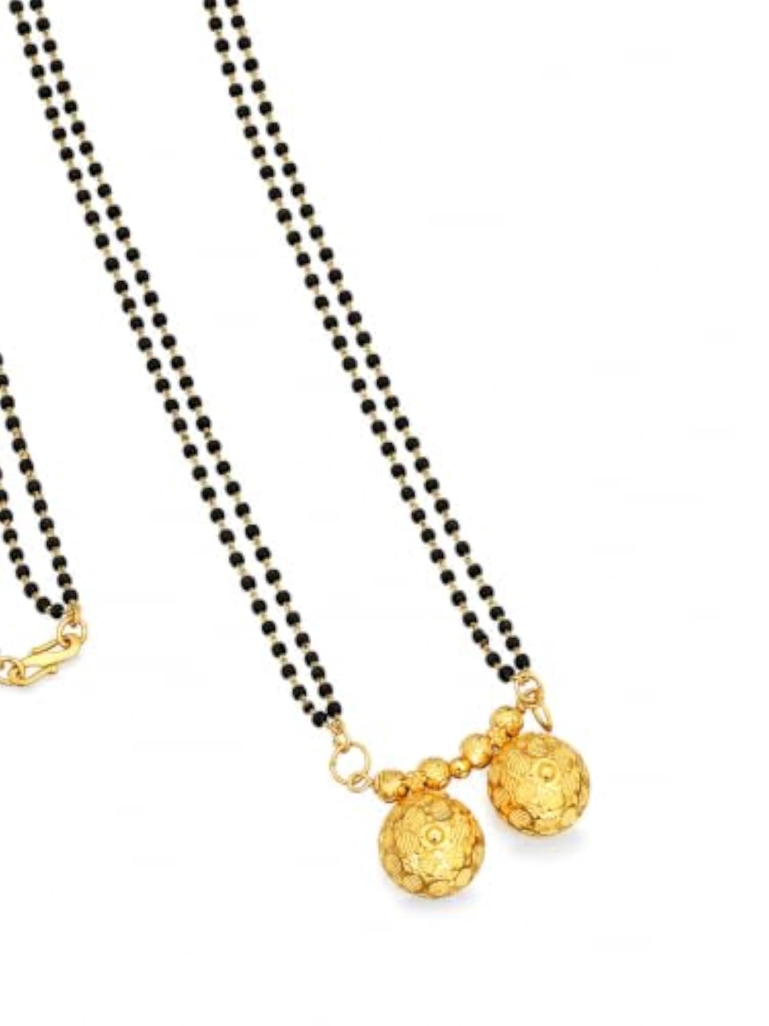Women's Royal Twin Orb Gold Plated Mangalsutra