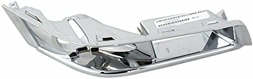 DAT AUTO PARTS Front Right Passenger Side Fog Light Bezel Cover Trim Molding Bumper Insert Replacement for 2008-2013 Cadillac CTS Silver Chrome Smooth Plastic GM1039112 15904575