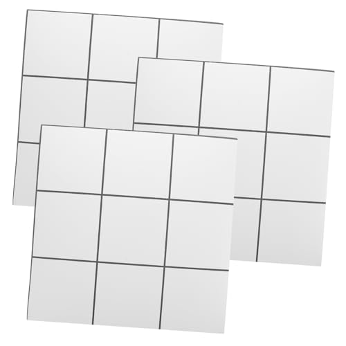 Angoily 3 Hojas Autoadhesivas De Azulejos Tridimensionales Pegatinas De Pared Pequeñas Pegatinas Para Azulejos De Baño Despegar Y Pegar Mural De Pared Papel Pintado Espejo De Pared