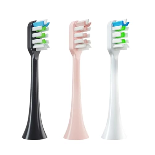 �����p�u���V�w??�b�h 4 �A�݊���������܂�SOOCAS V1/X1/X3/X5/X3U/X3PRO/v1/v2 ���u���V�\�t�g�уm�Y����(4 Pcs Black)