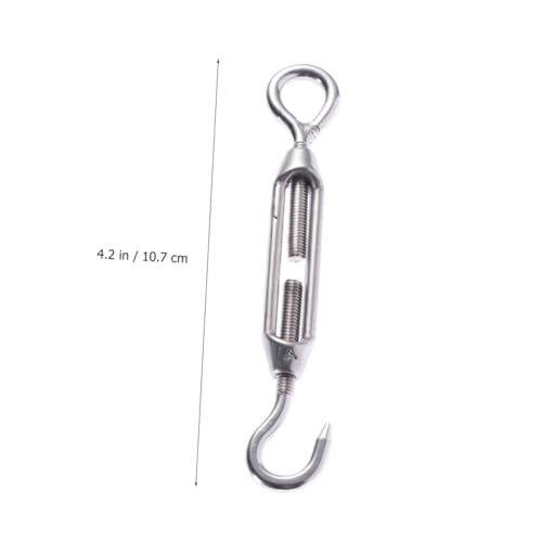 Turnbuckle Gancho de Acero Inoxidable M4 5Pcs para Tensión de Cuerda miniatura 5