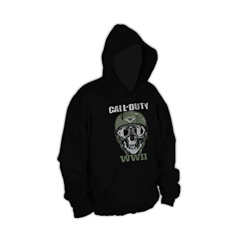 Acokaia Sudadera Call of Duty WWII niño (Negro, 12 años)