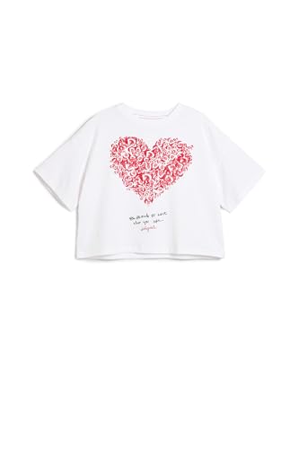 Desigual TS_Dalila T-Shirt, Blanc, 10 Ans Fille