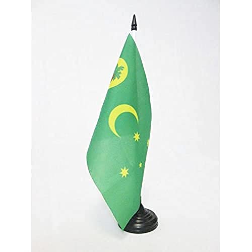 AZ FLAG Bandiera Da Tavolo Isole Cocos 21x14 cm - Piccola Bandierina Isole Keeling 14 x 21 cm