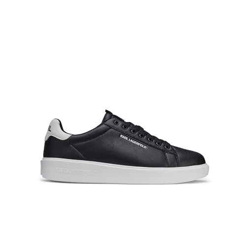 Image of Karl Lagerfeld Mens Lightweight Phylon Sole Faux Leather Sneaker