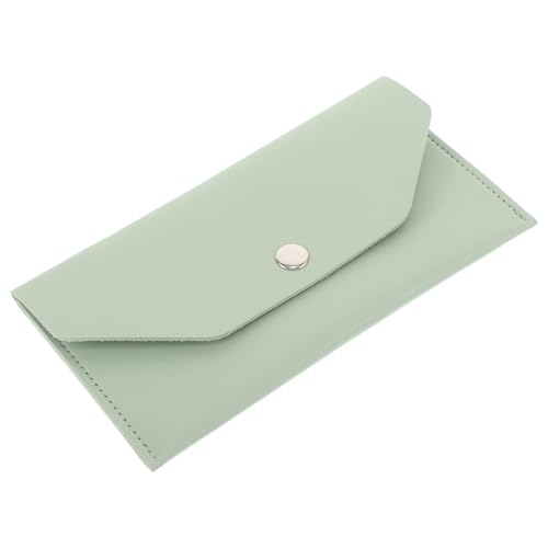 LIFKOME Long Pu Leather Wallet for Women Soft Cash and Card Pouch Compact Envelope for Coins and Bills Portable Design for Everyday Use and Travel Color