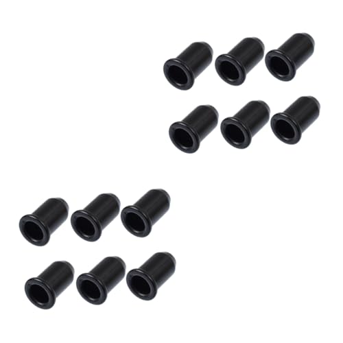 ifundom 2sets Ferrules Guitar String Pegs Acoustic Guitar String Mounting Buckle Caps Through Body Ferrules for Bass 30pcs*2