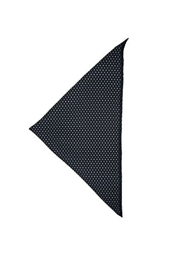 Image of formal cravat set for men with pocket square Men's Cravat Necktie, Self Design Microfiber Dark Multi color Free Size