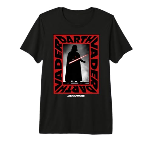T-shirt Star Wars Darth Vader de qualité supérieure avec finitions et coutures renforcées
