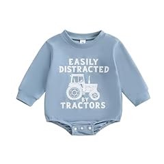 Tractor Letter Print Blue