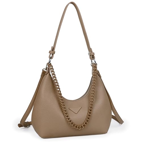 Shoulder Bag for Women, Retro Soft Vegan Leather Hobo Handbags Wo...