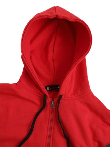 Image of Alano Unisex-Child Wool Blend Comfortable and Stylish Hooded Full Sleeve Lightweight Sweatshirt