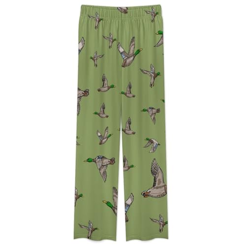 Mallard Duck Classic Men's Pajama Set Button Down Sleepwear Warm Long Sleeve Loungewear2