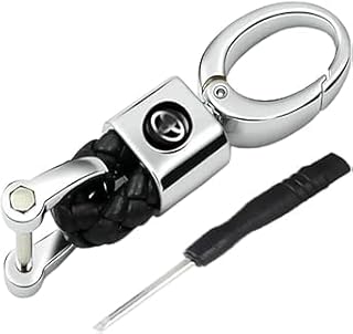 Leather Car Keychain Keychain Metal Rings for Car Keys Bicycle Family Keys - Small - Compatible with 2@u@ta