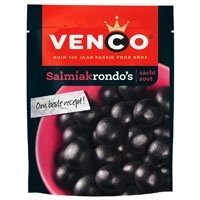 Venco Salmiak Rondo's 8 Oz (Pack of 4)