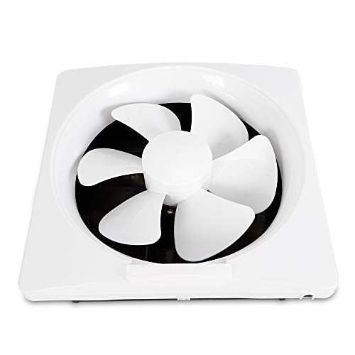 Lilyeriy Ventilador extractor de 30/40 W silencioso, válvula de retorno silenciosa, ventilador de pared para cocina, baño, invernadero, garaje, IPX2, 1000 m3/h (12 pulgadas)