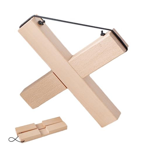 Povanjer - Salvamanteles de madera para platos calientes, salvamanteles para mesa, alfombra de plato caliente resistente al calor | Alfombra de salvamanteles multifunción de madera natural, soportes