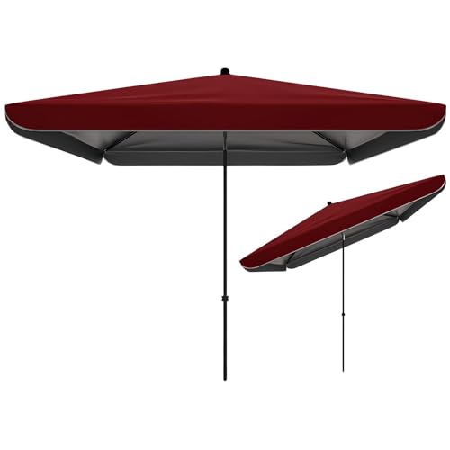 Sombrillas portátiles con protección UV50+ y sistema ajustable para terraza o patio