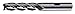 Putnam Style 114 96440 High Speed Steel Single End Multi-Flute NCC End Mill, 3/8" Diameter, Spiral Flute, Straight Shank with Flats, TiN Coated (Pack qty. 1)