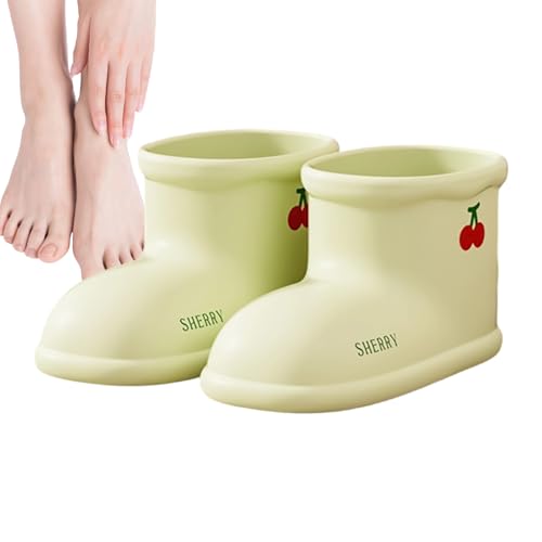 Bain de pieds en forme de chaussure isolant avec points de massage