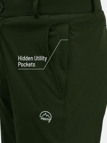 Image of Reccy Men's Trekking Hiking Camping Regular Fit Nomadic Lite Pants - Ultralight, Water Resistant, Highly Breathable, UPF 40 Sun Protection