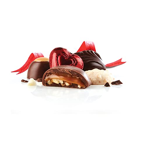 Fannie May, Assorted Chocolate Candy, Valentine's Day Gift, 12.1 Oz Heart Gift Box #TOP4