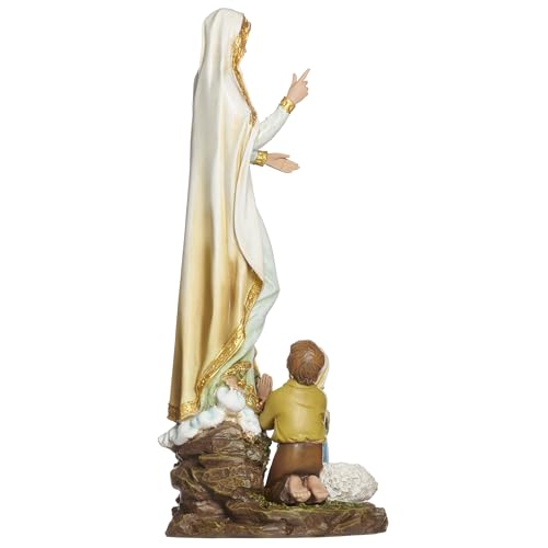Estatua Nuestra Señora de Fátima 12 pulgadas miniatura 2