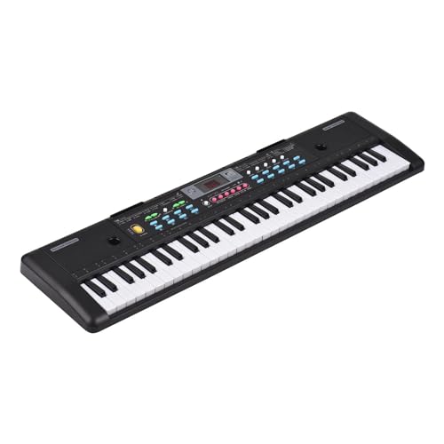 Électronique clavier Piano Piano Électrique USB 61 Touches Avec Microphone, Affichage LED Numérique, Double Haut-parleurs Stéréo Intégrés, Instrument À Clavier - Les Beatles, Paul McCartney, John Lennon, RIngo Starr, George Harrison Électronique clavier Piano Piano Électrique USB 61 Touches Avec Microphone, Affichage LED Numérique, Double Haut-parleurs Stéréo Intégrés, Instrument À Clavier – Image 4