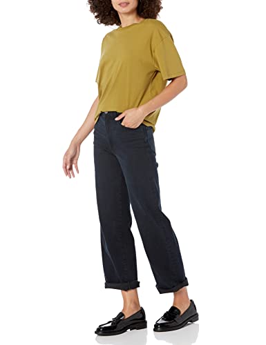 The-Drop-Womens-Lydia-Loose-Short-Sleeve-Drop-Shoulder-Jersey-T-Shirt