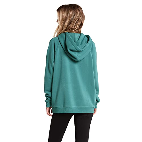 Image of Volcom Women's Regular Iconic Stone Hooded Fleece Sweatshirt